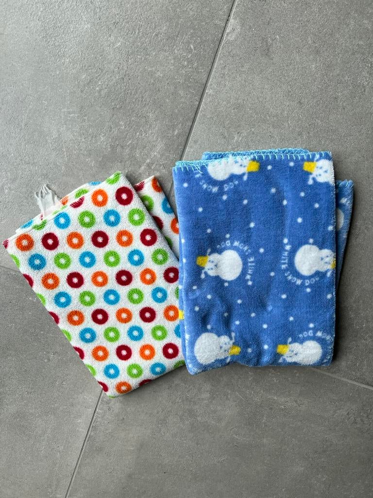 Fleece dekentjes, Ophalen of Verzenden, Zo goed als nieuw