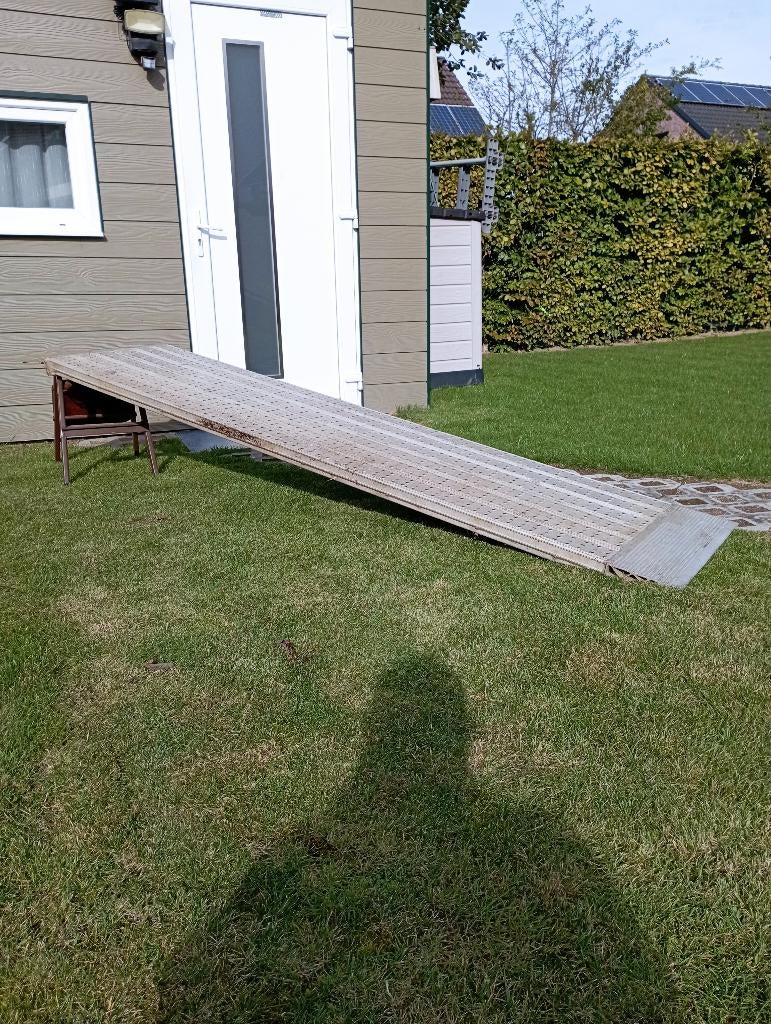 rampe aluminium, Ophalen, Gebruikt