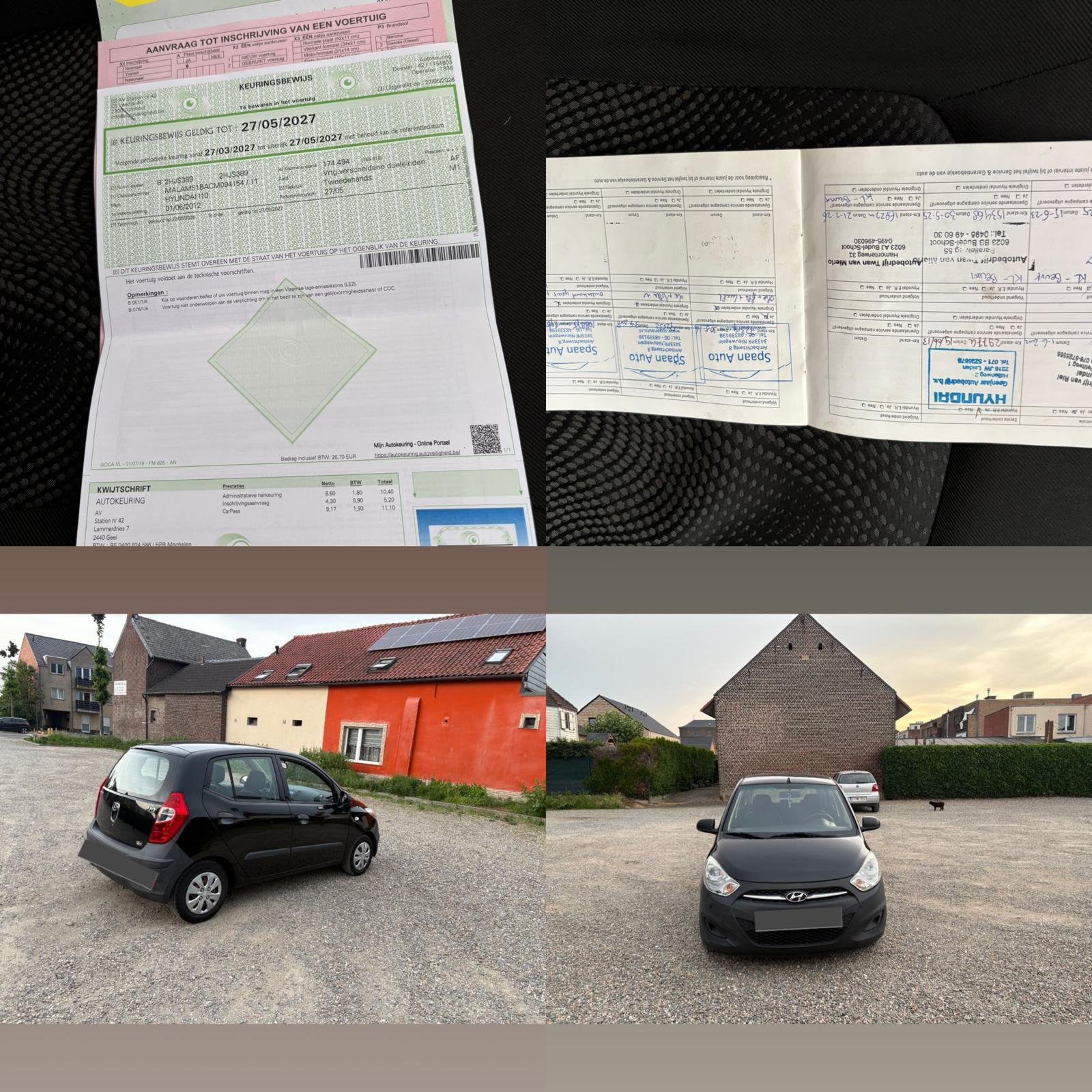 Hyundai i10 1.1 2012 gekeurd voor verkoop, Auto's, Hyundai, Euro 5, Bedrijf, Handgeschakeld, 5 deurs