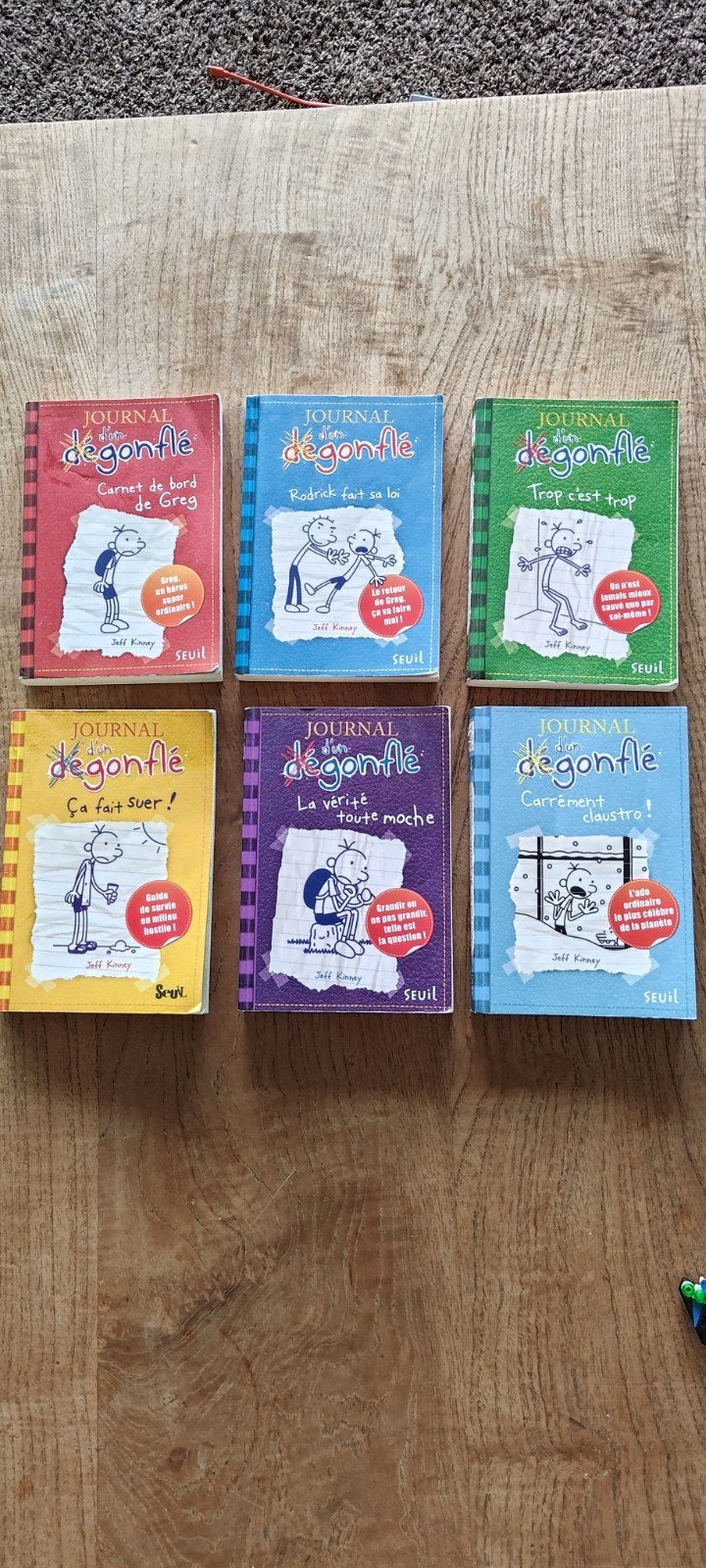 Journal d'un dégonflé (1 à 6). Achat à l'unité ou lot, Enlèvement, Comme neuf