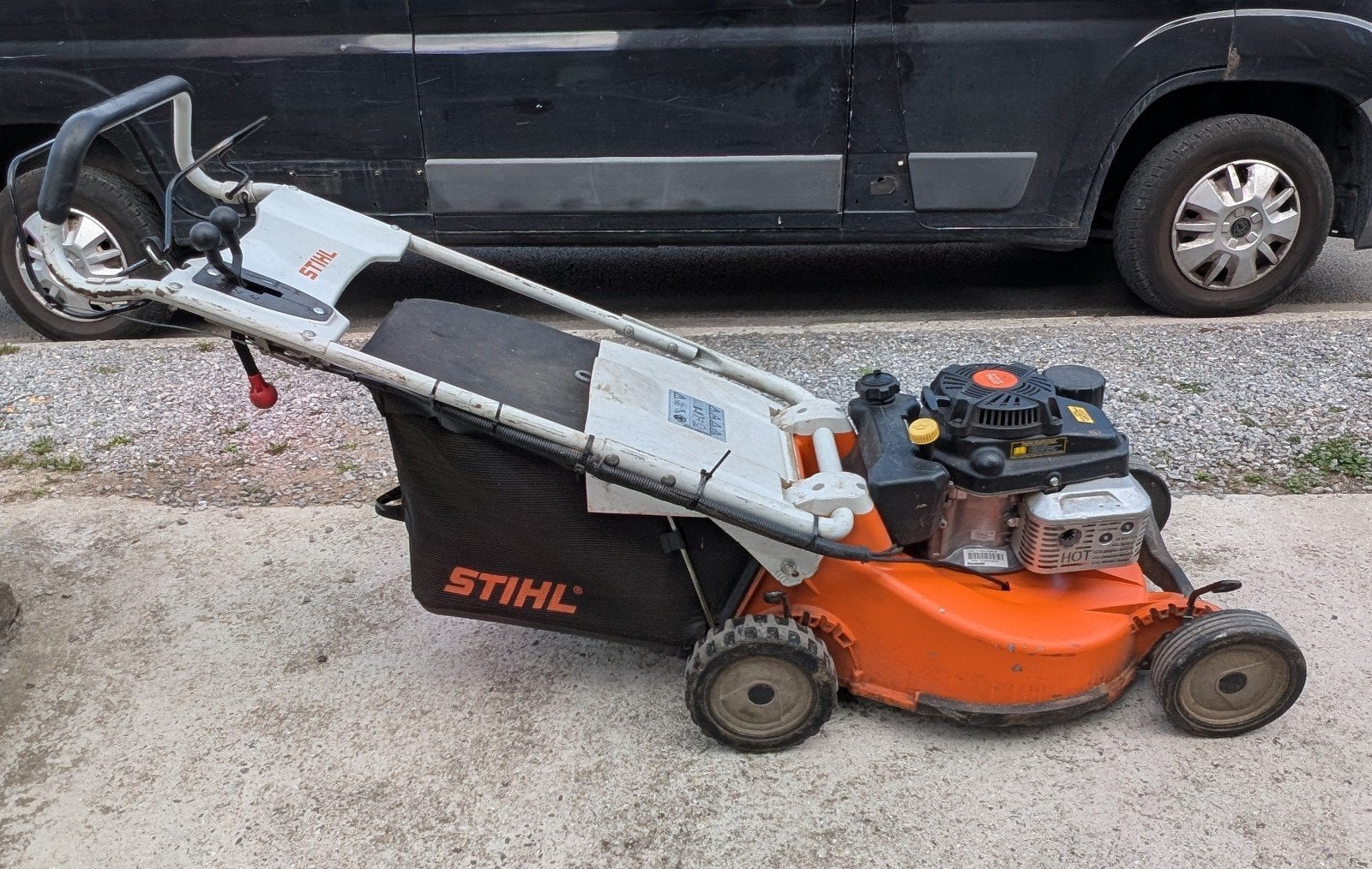 tondeuse Stihl, Enlèvement