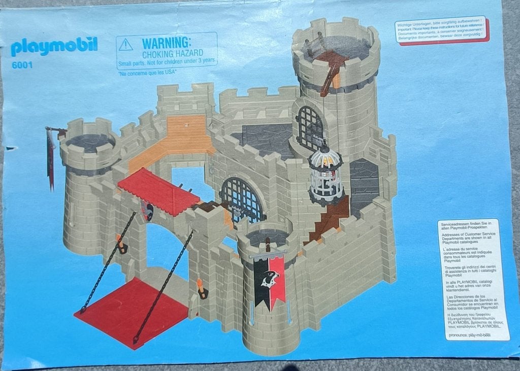Château-fort Playmobil 6001, Enfants & Bébés, Jouets | Playmobil, Comme neuf, Enlèvement, Knights, Château/Fort