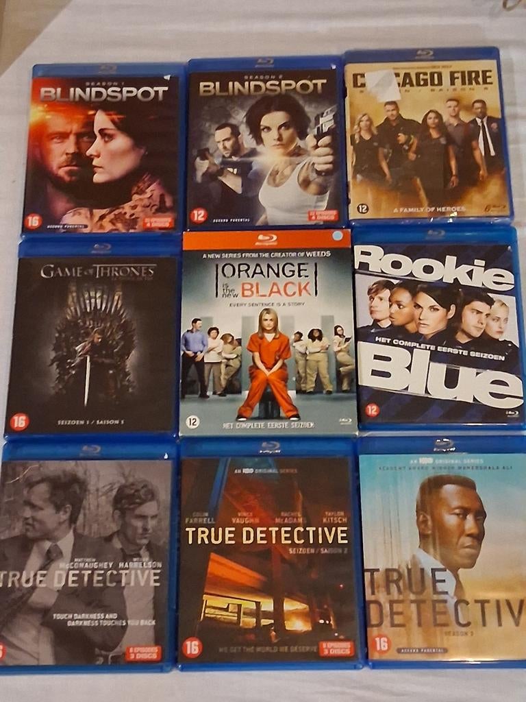 10 blu-ray dvd-boxen, internationale tv-series, Cd's en Dvd's, Ophalen of Verzenden, Zo goed als nieuw, Actie, Boxset