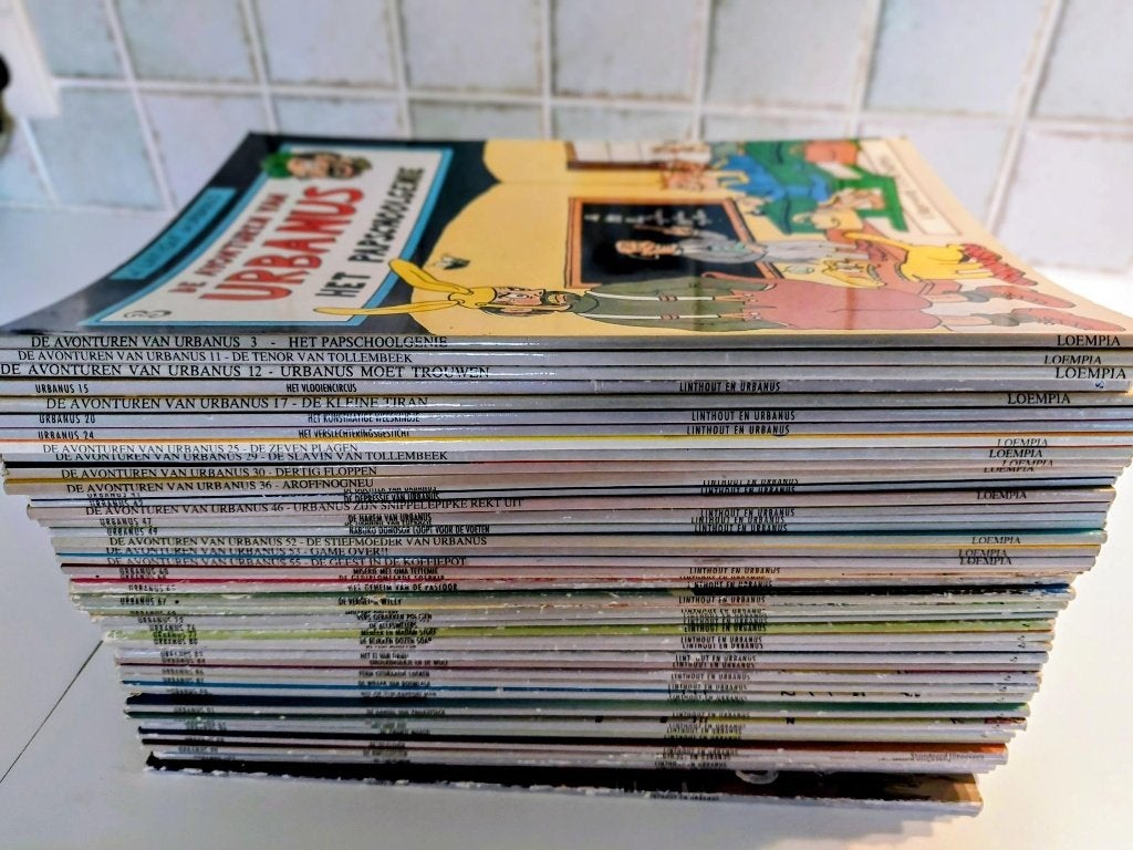 Strips Urbanus, Meerdere stripboeken, Ophalen, Gelezen