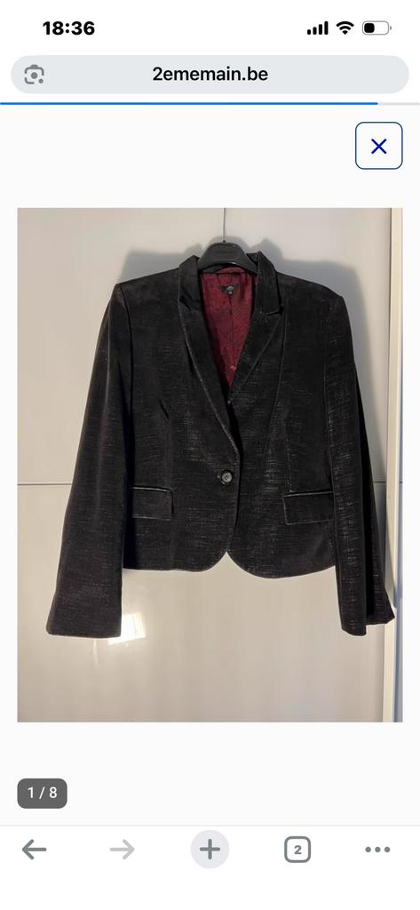 Vintage blazer voor dames, Ophalen of Verzenden, Nieuw, Maat 46/48 (XL) of groter, Overige kleuren