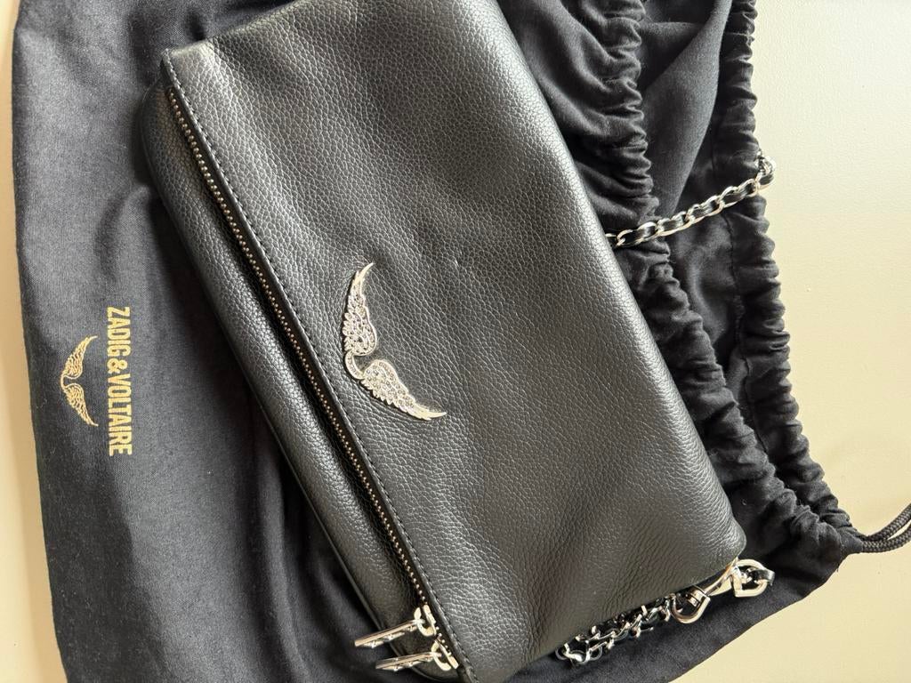 Zadig & Voltaire Sac bandoulière - Noir, Autres marques, Cuir, Enlèvement ou Envoi, Comme neuf