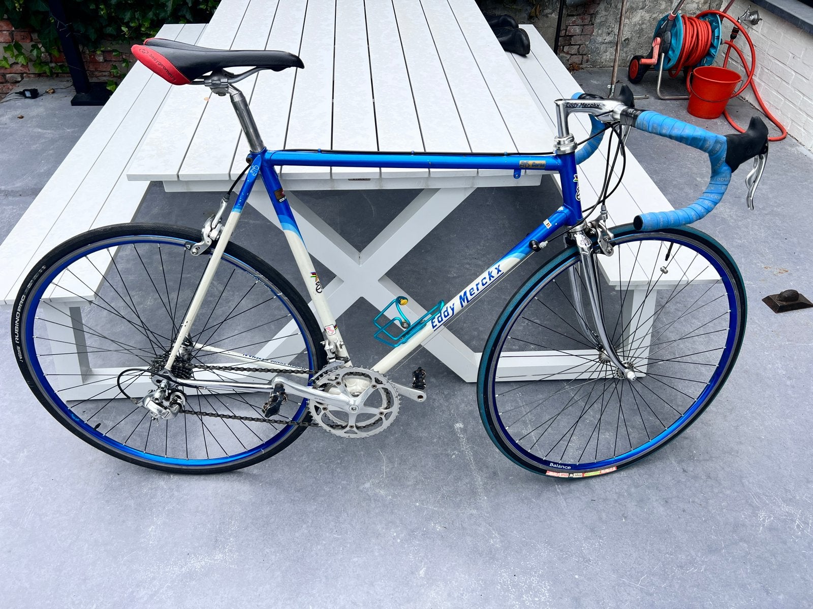 Eddy merckx team panasonic wedstrijd fiets, Ophalen, Zo goed als nieuw