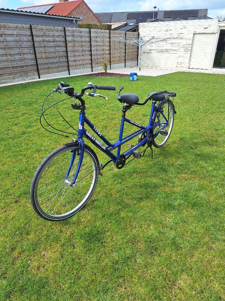 fiets tandem, Enlèvement, Comme neuf, Moins de 10 vitesses, Frein sur jante