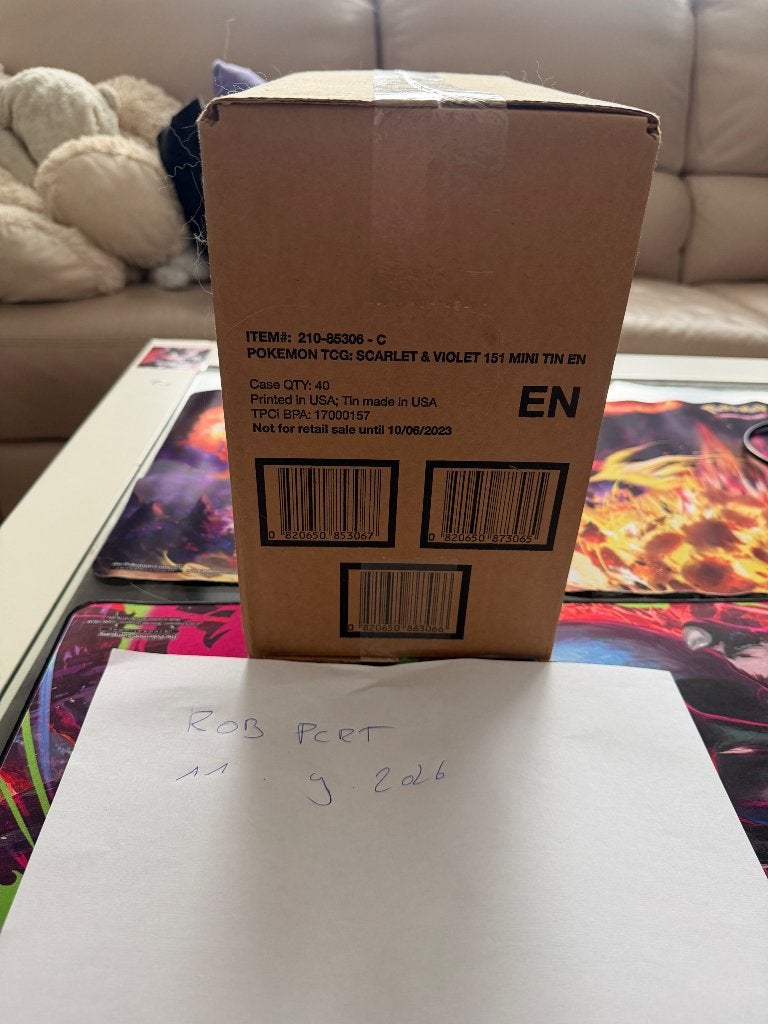 Pokemon 151 sealed case mini tins, Ophalen, Nieuw, Overige typen