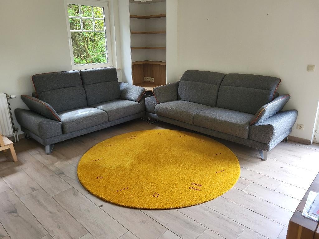 Tapis rond en laine - presque neuf, Maison & Meubles, Ameublement | Tapis & Moquettes, 200 cm ou plus, 200 cm ou plus, Autres couleurs
