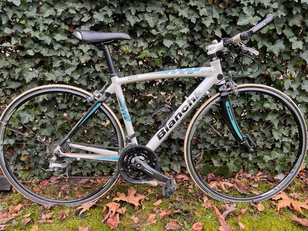 BIANCHI racefiets Framemaat 47 18 versnellingen, Fietsen en Brommers, Minder dan 49 cm, Ophalen, Gebruikt, 15 tot 20 versnellingen