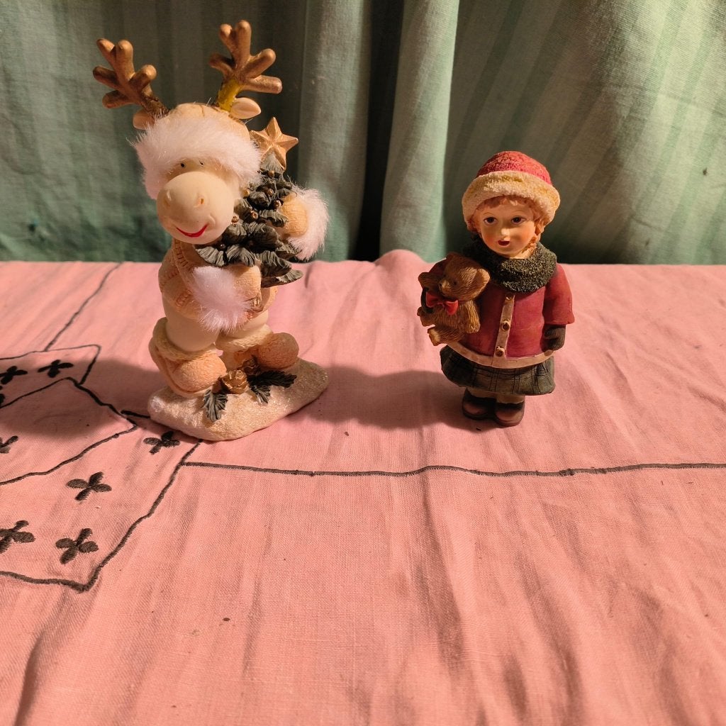 2 Kerstmis figuurtjes, Divers, Enlèvement ou Envoi, Comme neuf