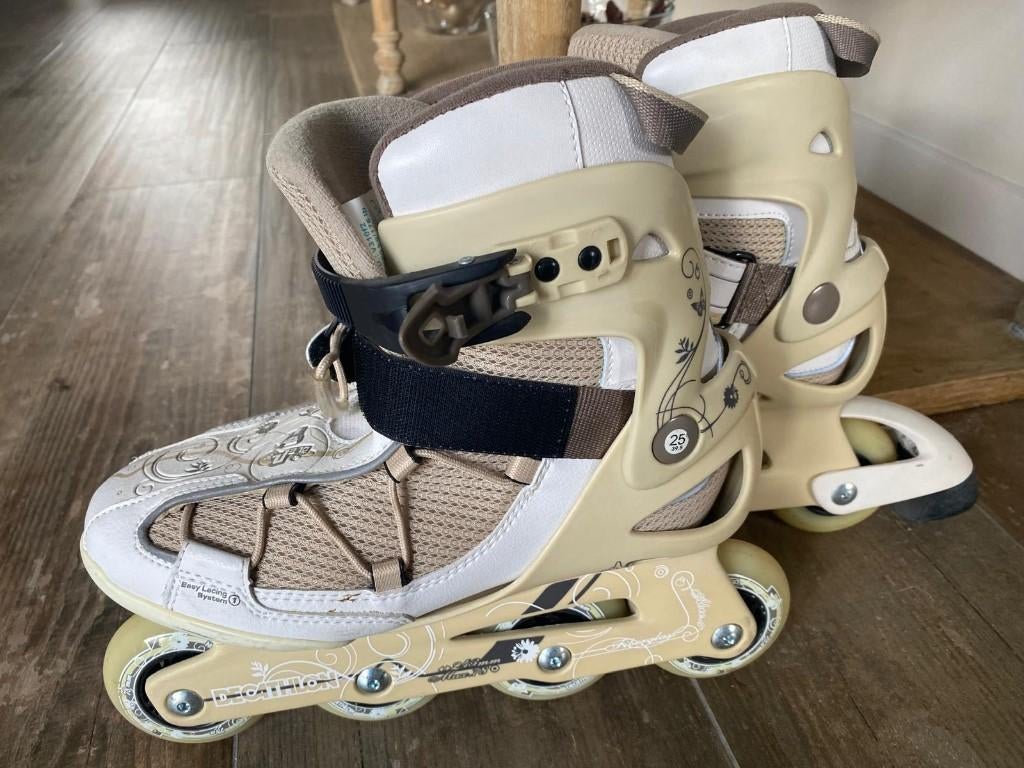 rollerskates dames maat 39,5, Sport en Fitness, Ophalen, Zo goed als nieuw, Dames, Inline skates 4 wielen
