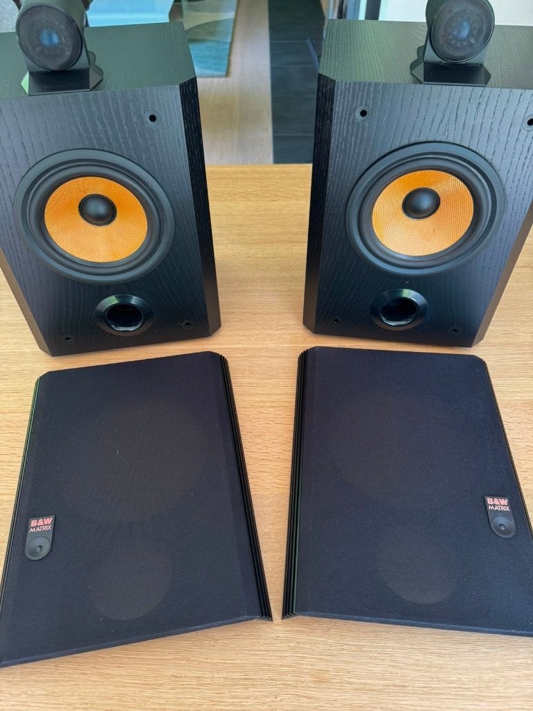 B&W 805 MATRIX - 2-Weg boekenplankluidsprekers, Ophalen, Gebruikt, 60 tot 120 watt, Bowers & Wilkins (B&W)