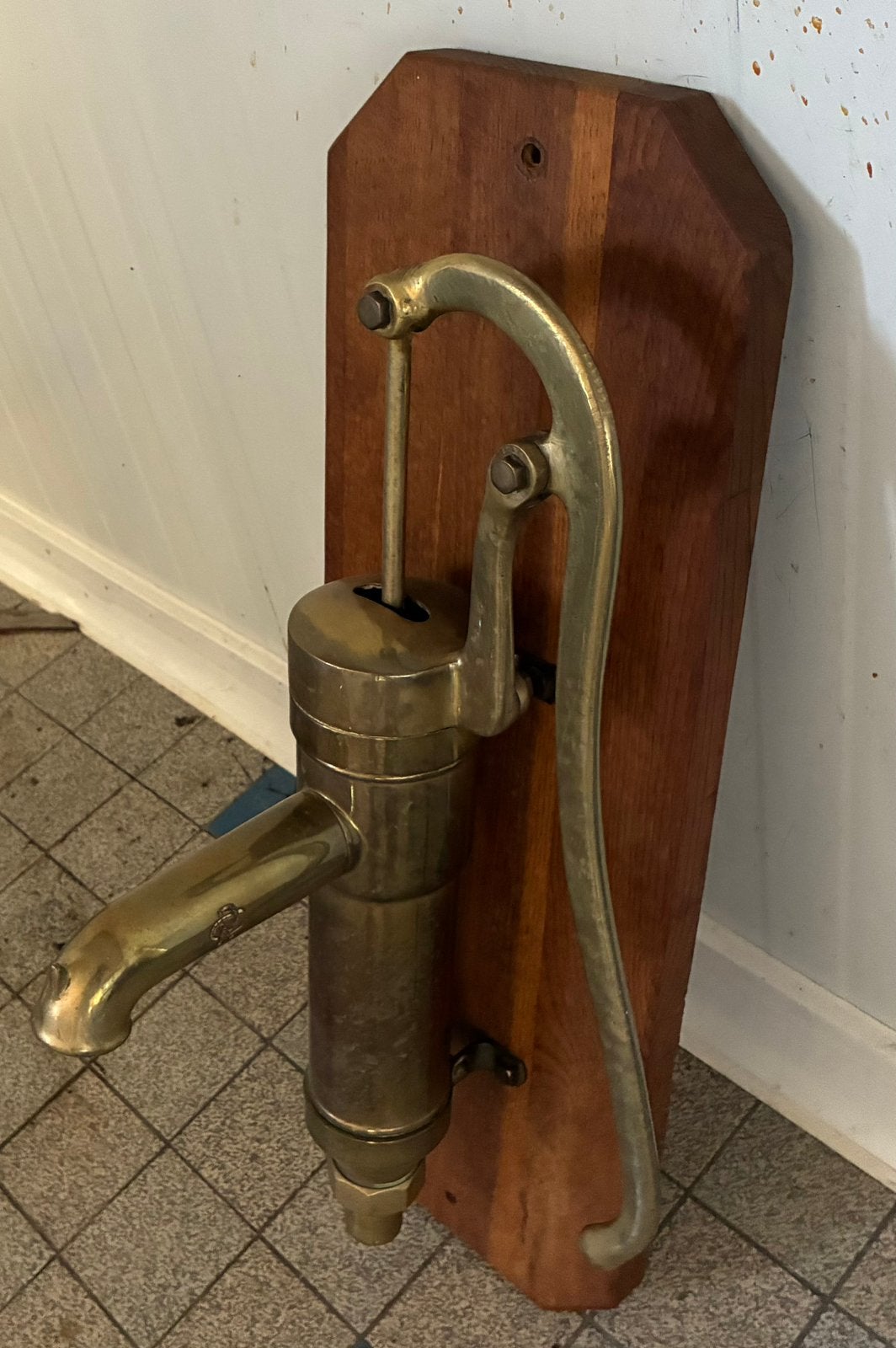 Koperen waterpomp, Tuin en Terras, Ophalen, Zo goed als nieuw