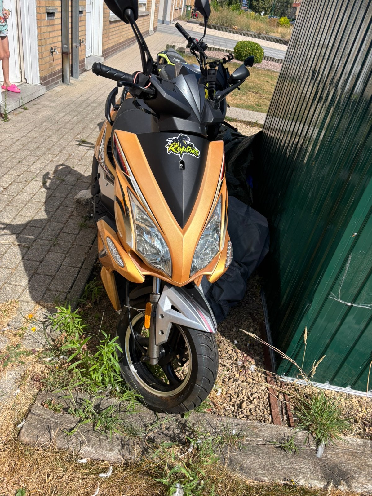 Brommer. A klasse, Fietsen en Brommers, Scooters | Peugeot, Ophalen, Zo goed als nieuw