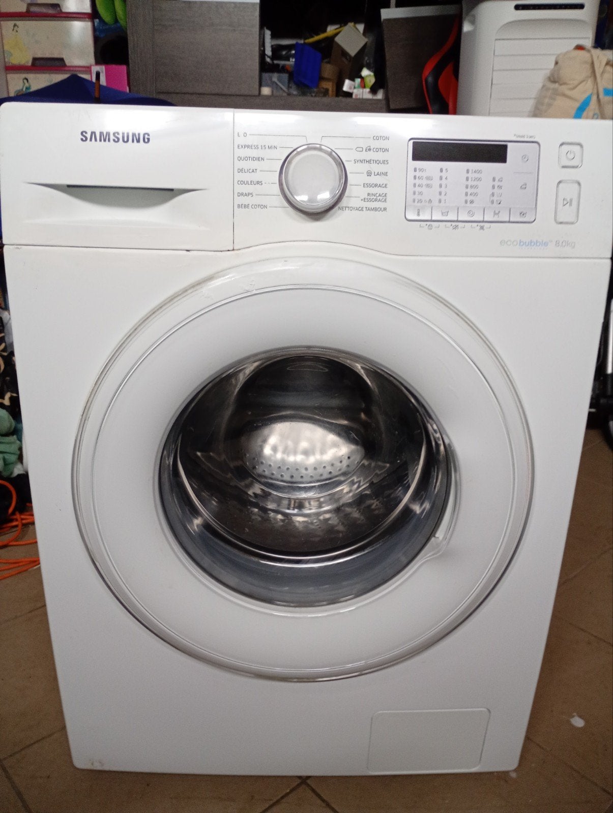 Wasmachine Samsung ecobubble 8kg in goede staat, Ophalen