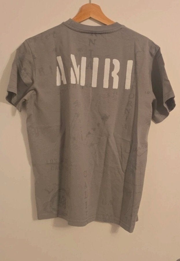 Amiri T-shirt, Kleding | Heren, AMIRI, Zo goed als nieuw, Grijs, Verzenden