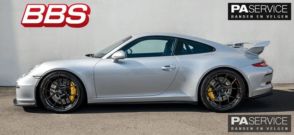 Nieuw 20 inch Satin Black BBS FI-R Porsche 991 Breedset, Velg(en), -, -, Nieuw