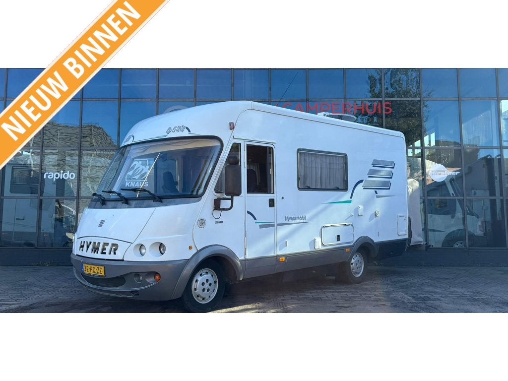 Hymer B 544, Fiat ducato, Caravanes & Camping, Jusqu'à 4, Boîte manuelle, Intégral, Hymer