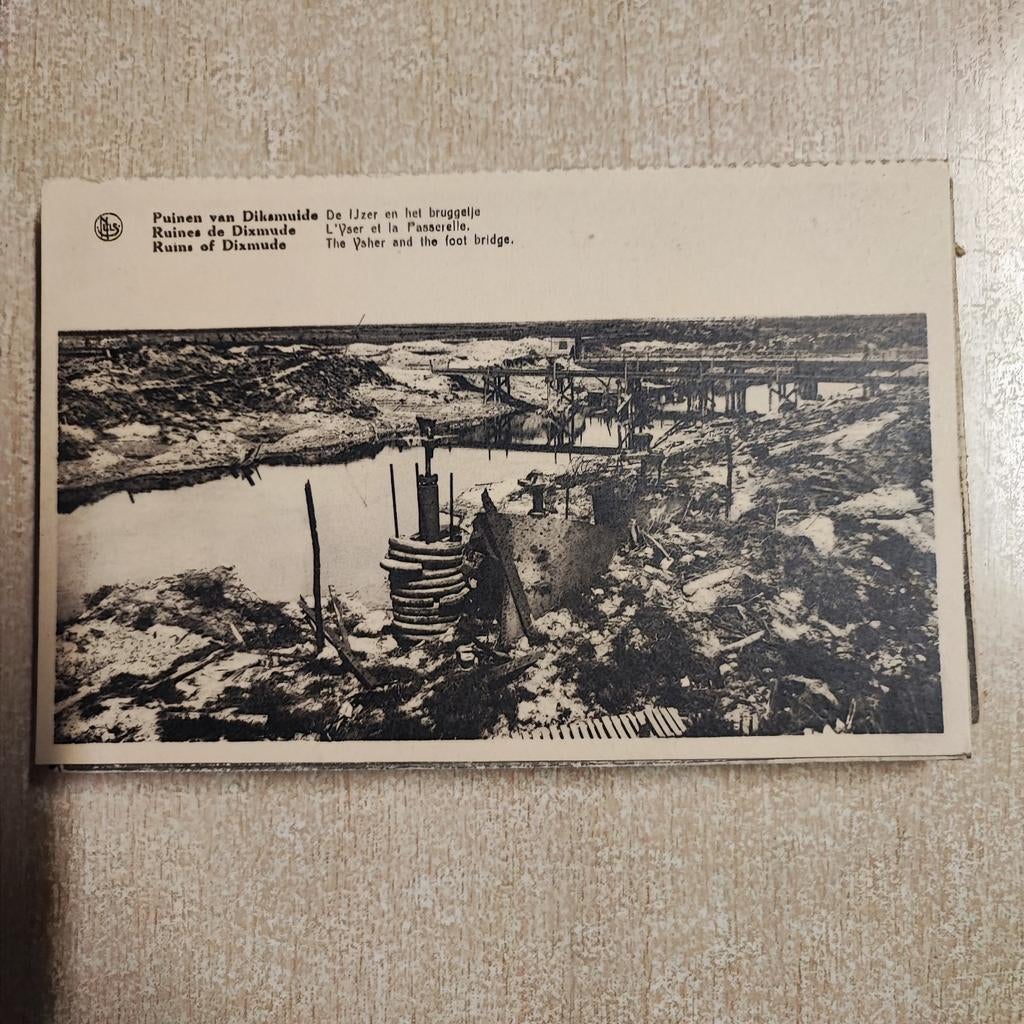 Diksmuide de ijzer en het bruggetje, Ophalen of Verzenden