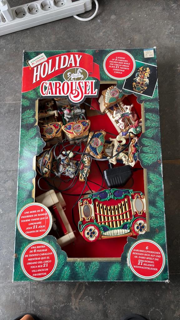 Vintage Christmas Carousel, Diversen, Kerst, Ophalen, Gebruikt