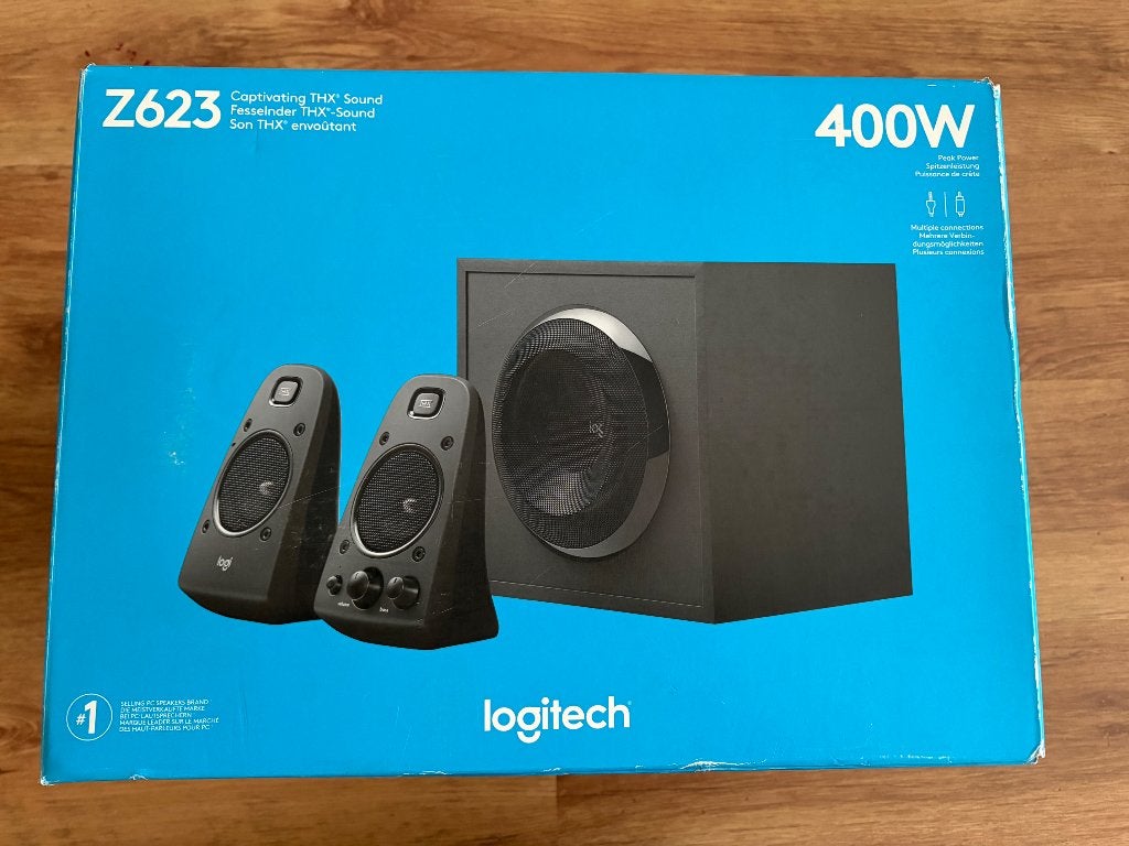 Haut-parleurs, Enlèvement, Comme neuf, Haut-parleur central, Logitech