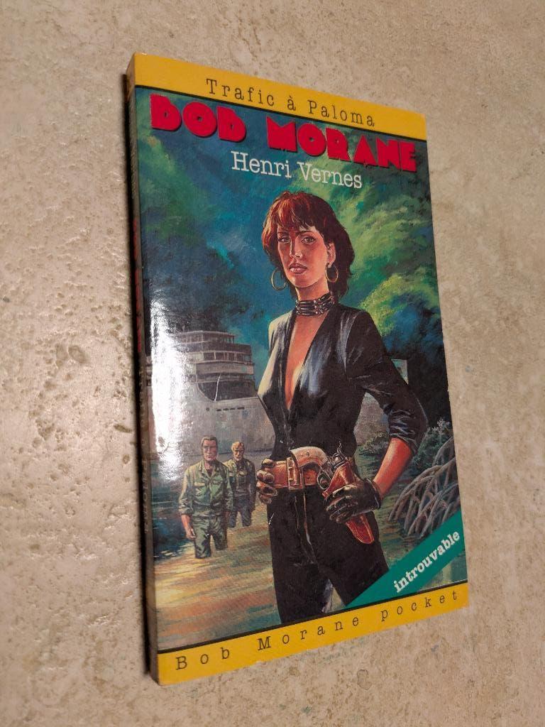 Bob Morane (Trafic à Paloma)., Livres, Envoi, Comme neuf, H. Vernes.