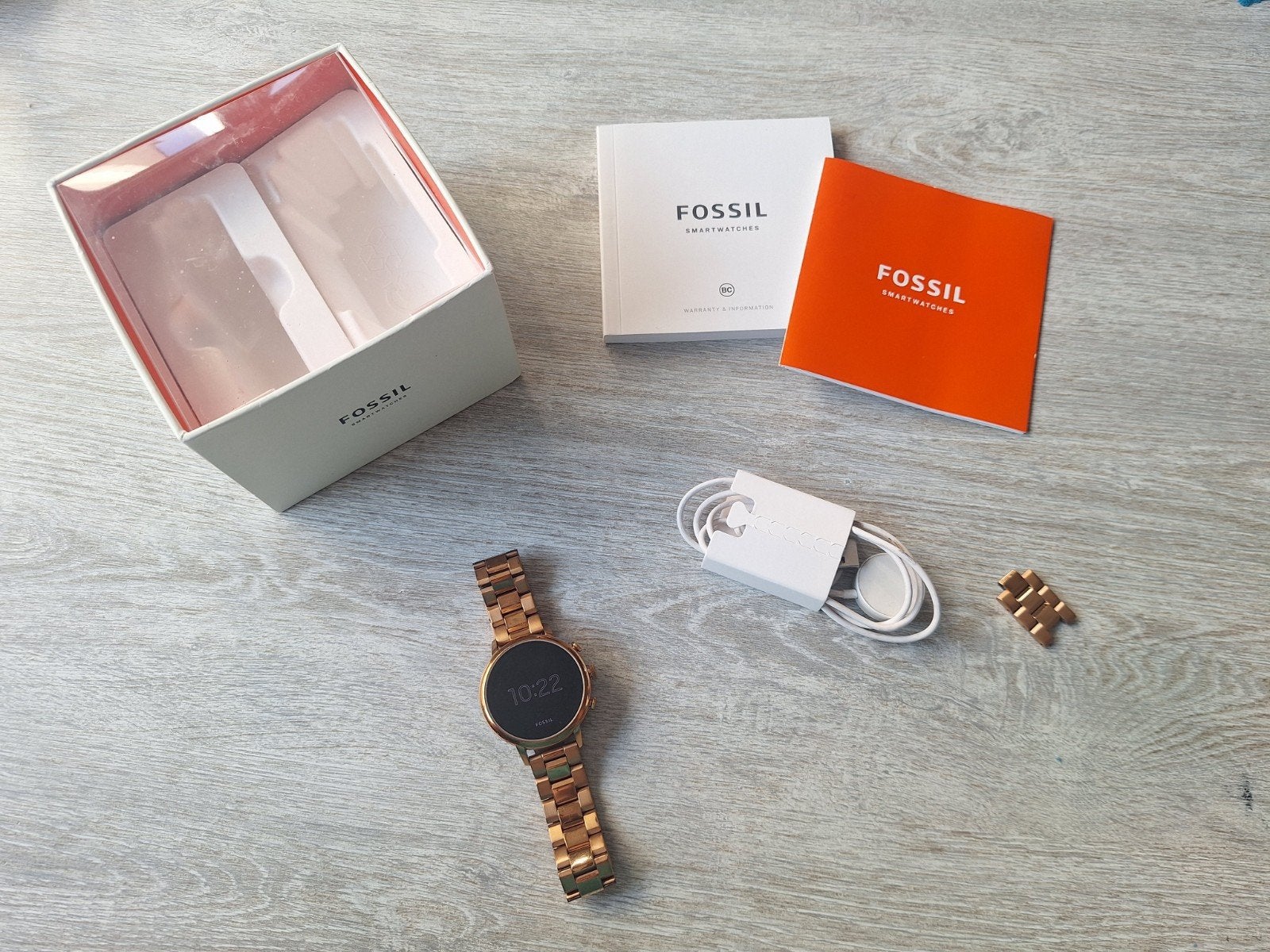 Fossil Q Venture HR (Gen 4) Smartwatch, Handtassen en Accessoires, Ophalen of Verzenden, Zo goed als nieuw