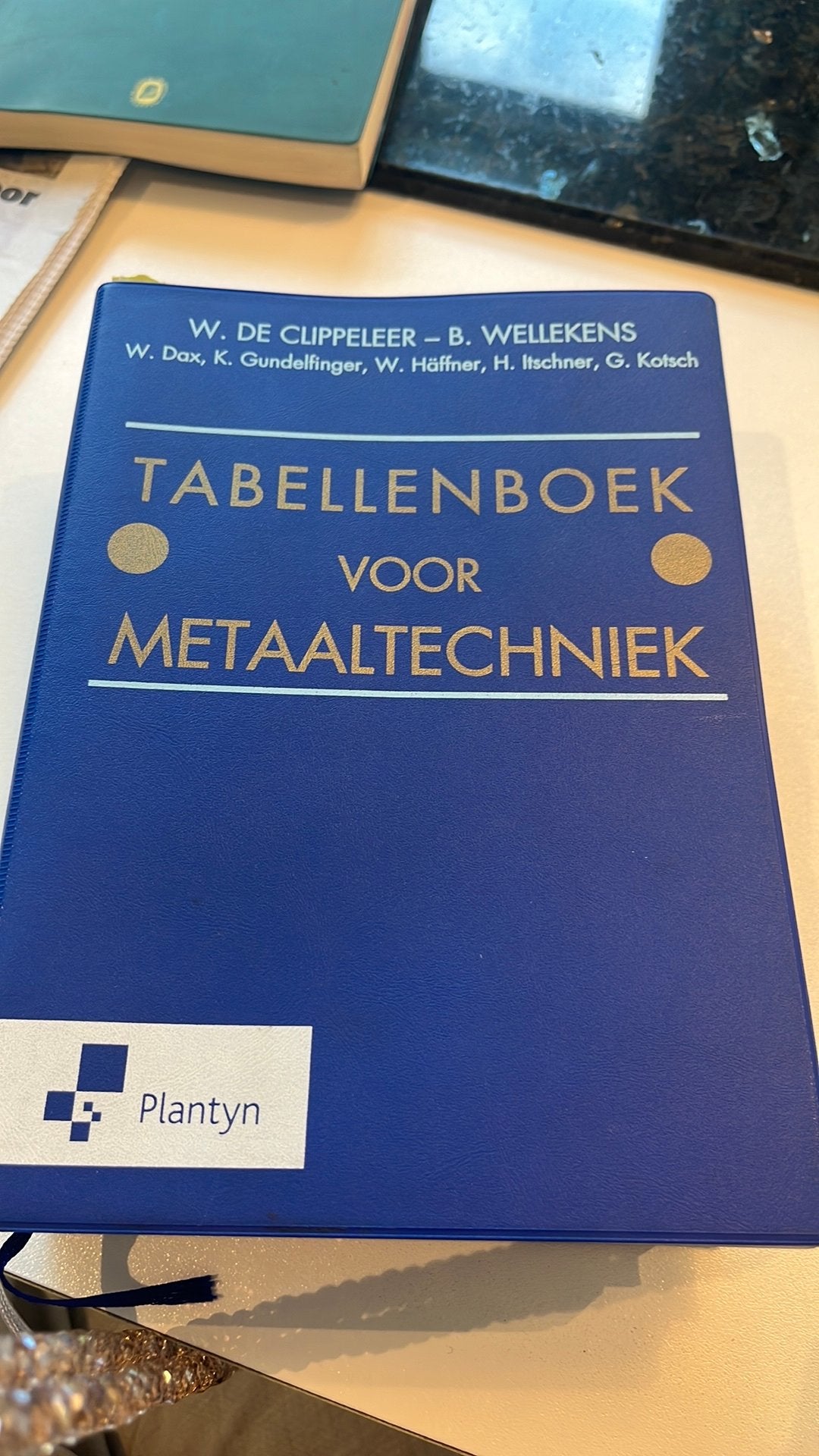 Tabellenboek voor metaaltechniek Verkocht !, Boeken, Ophalen of Verzenden, Zo goed als nieuw, Metaaltechniek