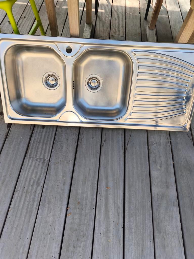 Franke dubbele spoelbak onx 621-s, Ophalen