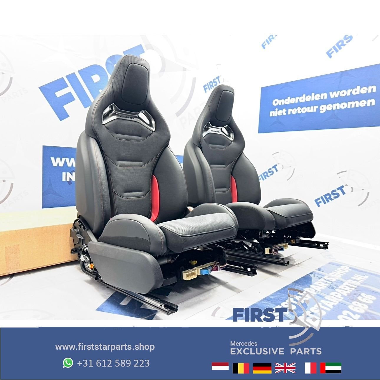 W206 S206 C63 AMG Recaro KUIP STOELEN SET C63s E PERFORMANCE, Gebruikt, -, Ophalen of Verzenden, -