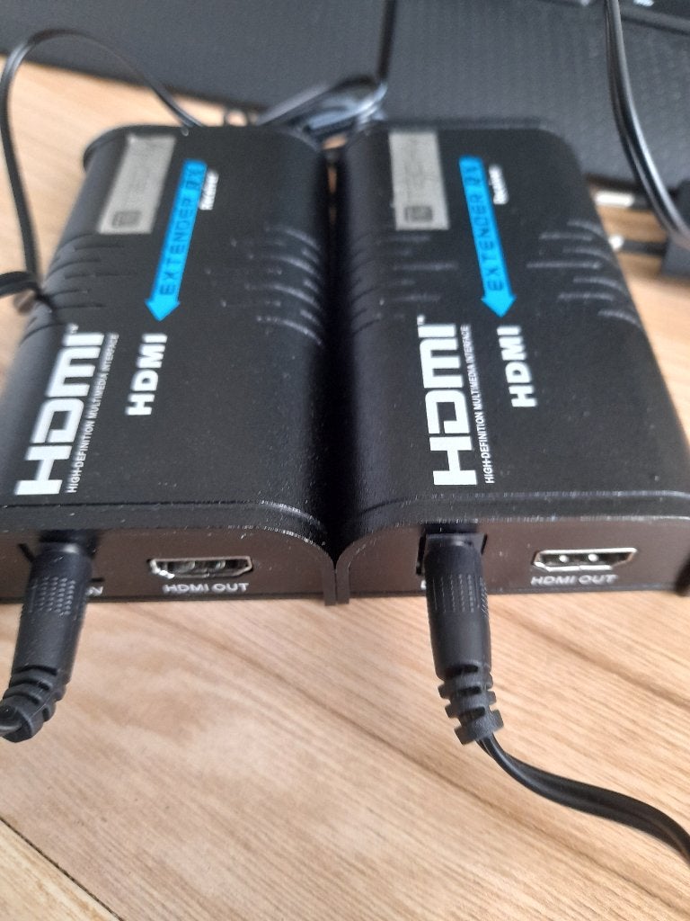 2x hdmi extender RX RECEIVER.TECHLY, Computers en Software, Overige Computers en Software, Ophalen of Verzenden, Zo goed als nieuw
