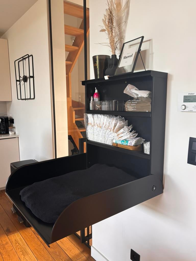 Opklapbare luiertafel, Kinderen en Baby's, Badjes en Verzorging, Zo goed als nieuw, Aankleedkussen, Ophalen