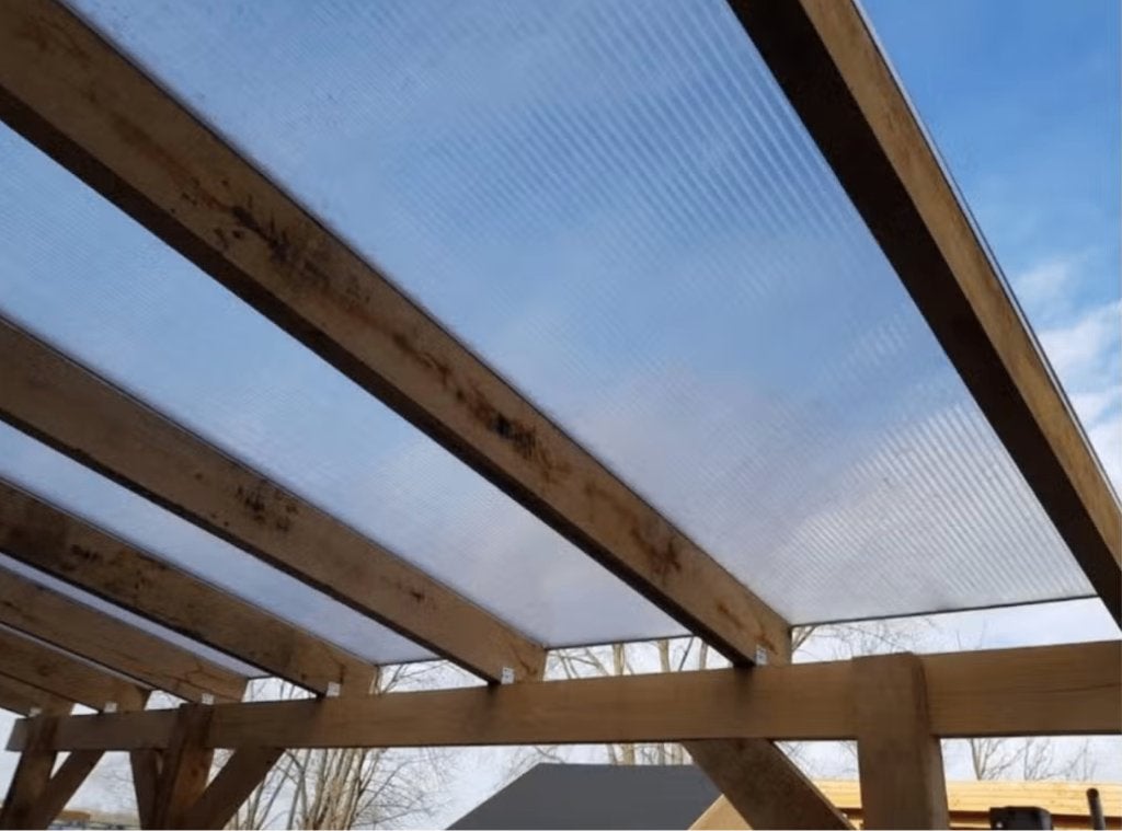 polycarbonaatplaat helder, Ophalen