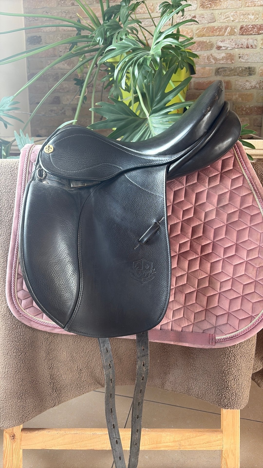 Pony zadel philippe fontaine 15 dressuur, Dieren en Toebehoren, XS (15.5 inch of kleiner), Dressuur, Overige merken, Ophalen of Verzenden