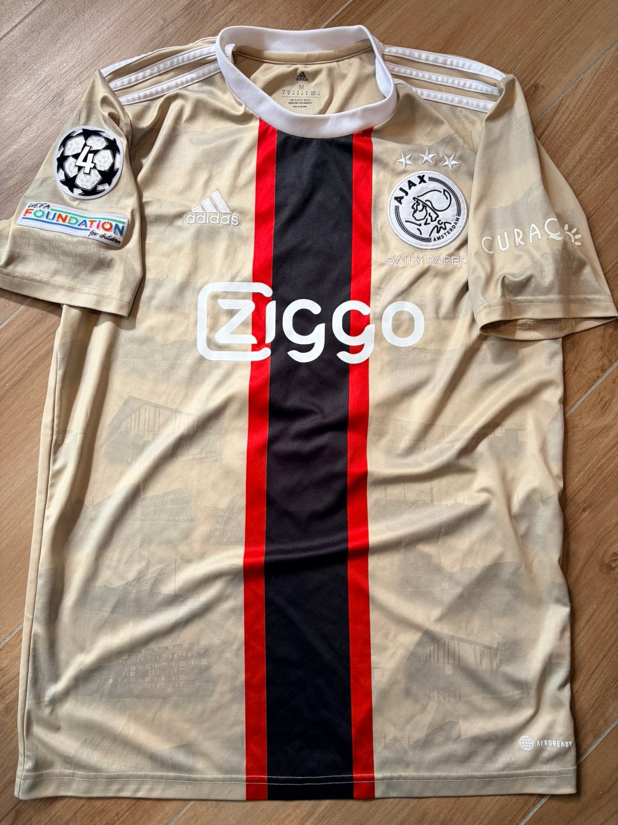 Ajax 2022-2023 away shirt M adidas taylor champions league, Maat M, Ophalen of Verzenden, Zo goed als nieuw, Shirt