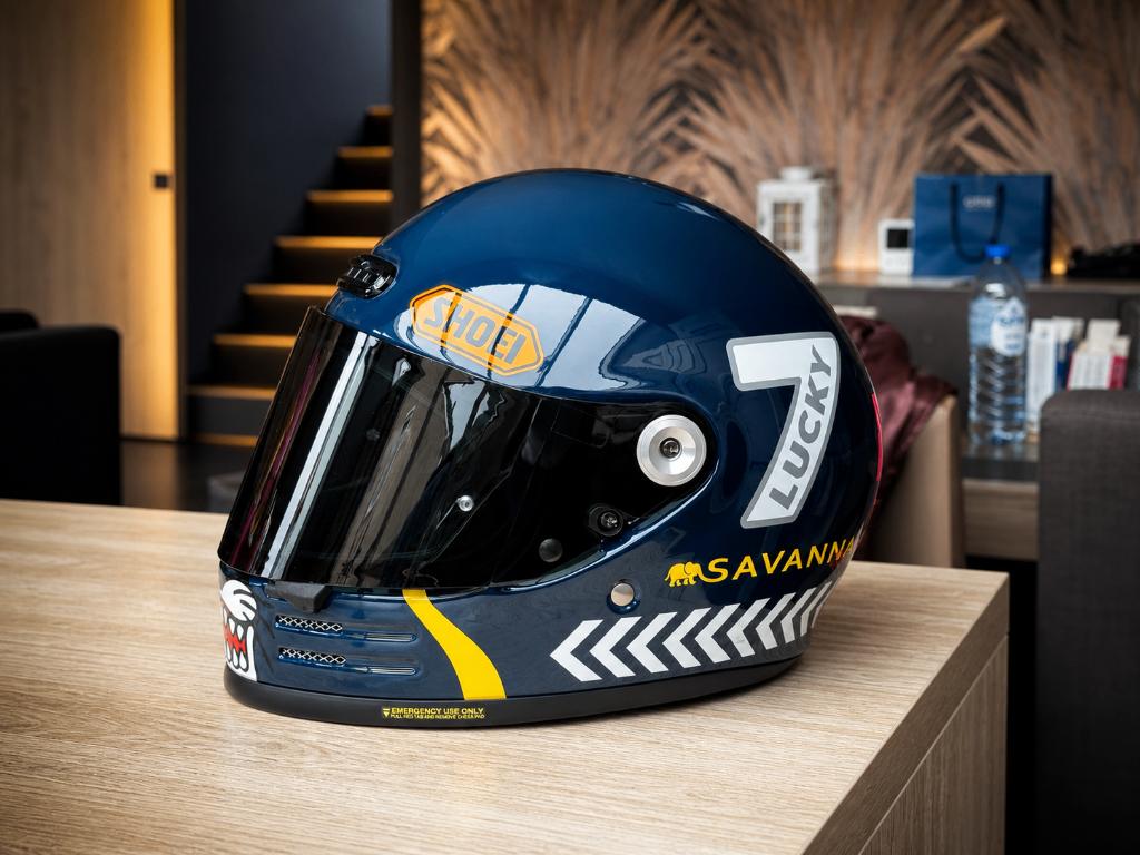 Shoei Glamster Cheetah Custom Cycles TC2 – Taille L, Motos, Femmes, Casque intégral, Enlèvement, Shoei
