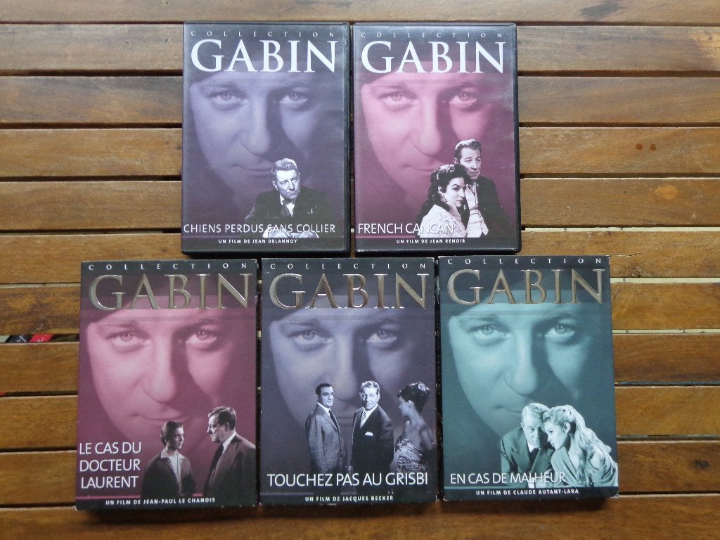 )))  Jean Gabin //  5 Films  //  Années 50  (((, CD & DVD, Enlèvement ou Envoi, Tous les âges, Français, Comme neuf