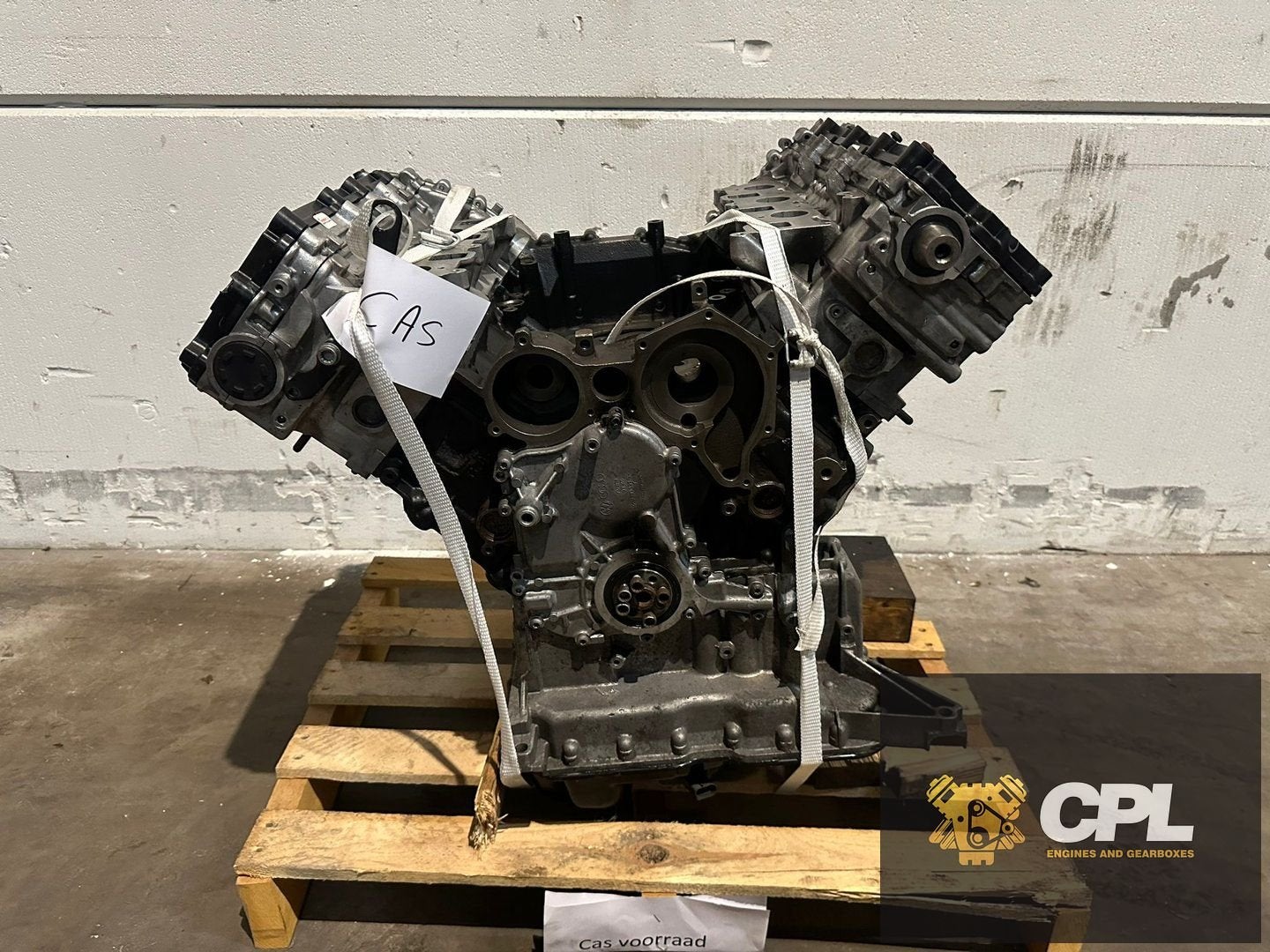 Audi Volkswagen Porsche 3.0 TDI CAS Motorblok Engine Moteur, Gebruikt, -, -, Ophalen of Verzenden