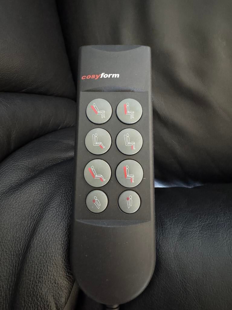 Siège en cuir Relax /siège Lounge avec batterie rechargeable, Maison & Meubles, Enlèvement, Comme neuf, Cuir
