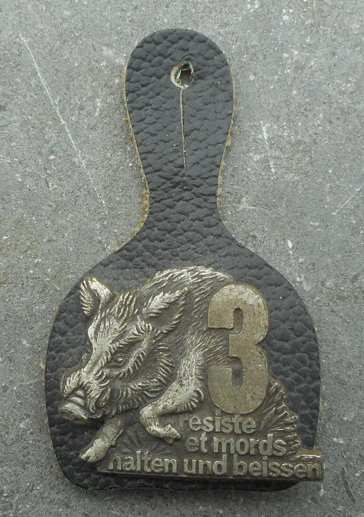 BELGIQUE: ABL / 3EME RGT DE CHASSEURS ARDENNAIS - BRELOQUE, Envoi, Armée de terre, Emblème ou Badge