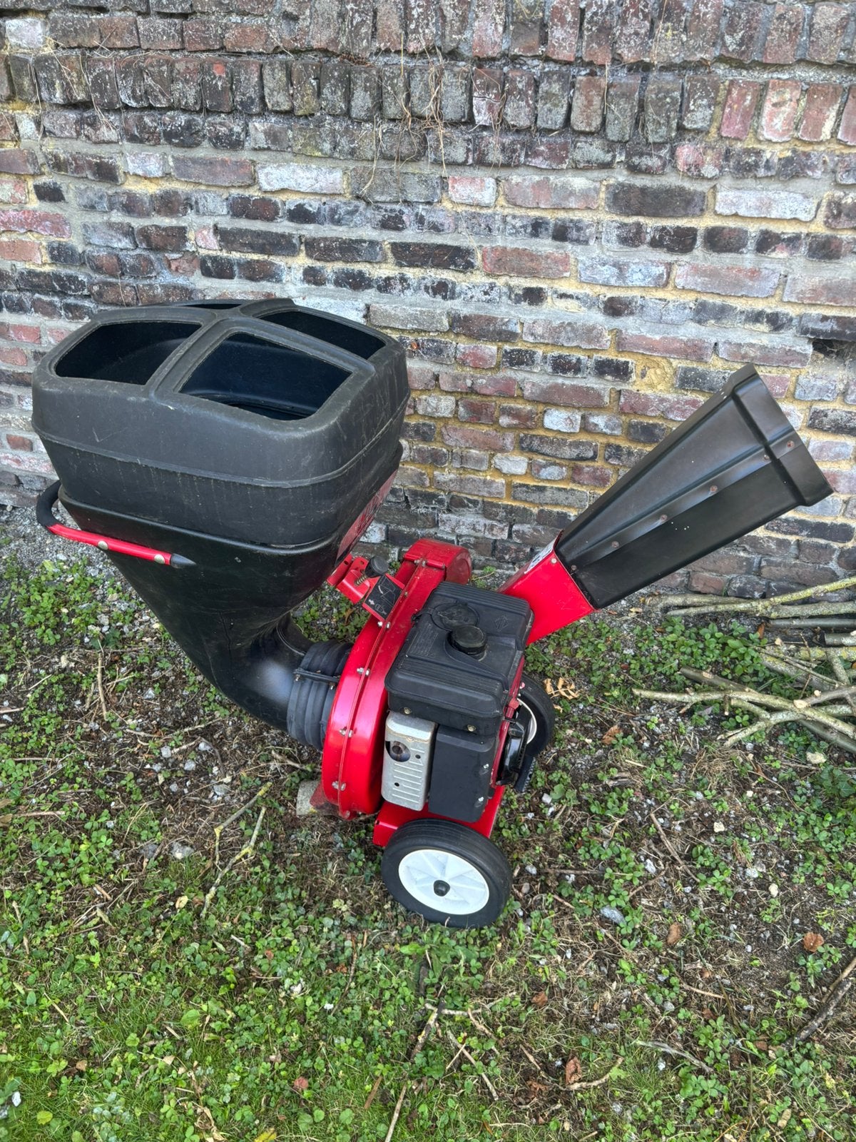 Broyeur BRIGGS & STATTION 5 hp 4.5 cm coupe branche, Enlèvement, Utilisé