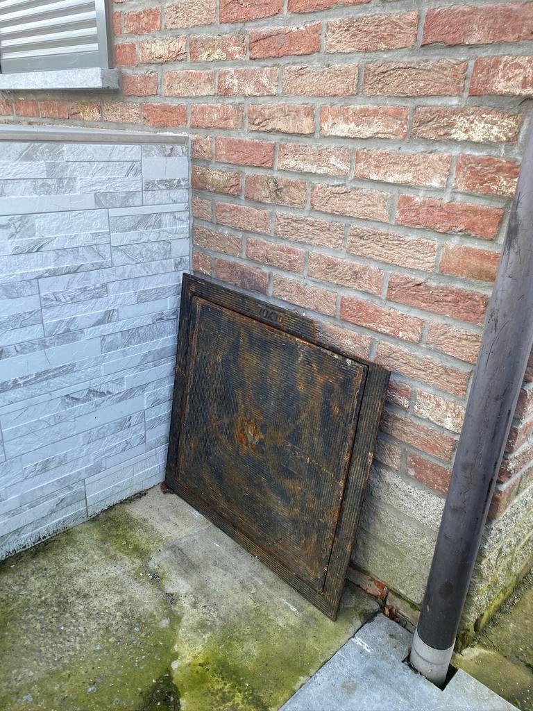 Taque en fonte 70X70, Bricolage & Construction, Enlèvement, Utilisé