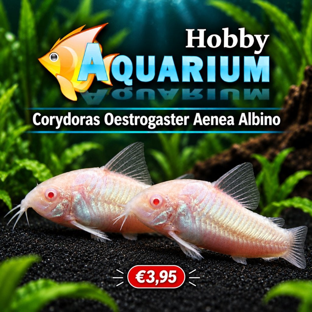 Corydoras oesteogaster aenea Albino, Vis, Zoetwatervis, Schoolvis