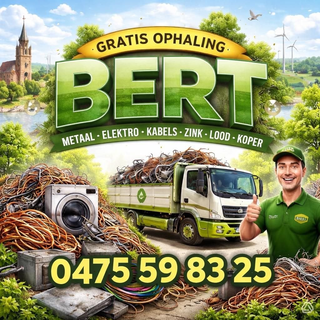 Oud ijzer gratis ophalen 0475598325 ook kleine hoeveelheden, Enlèvement