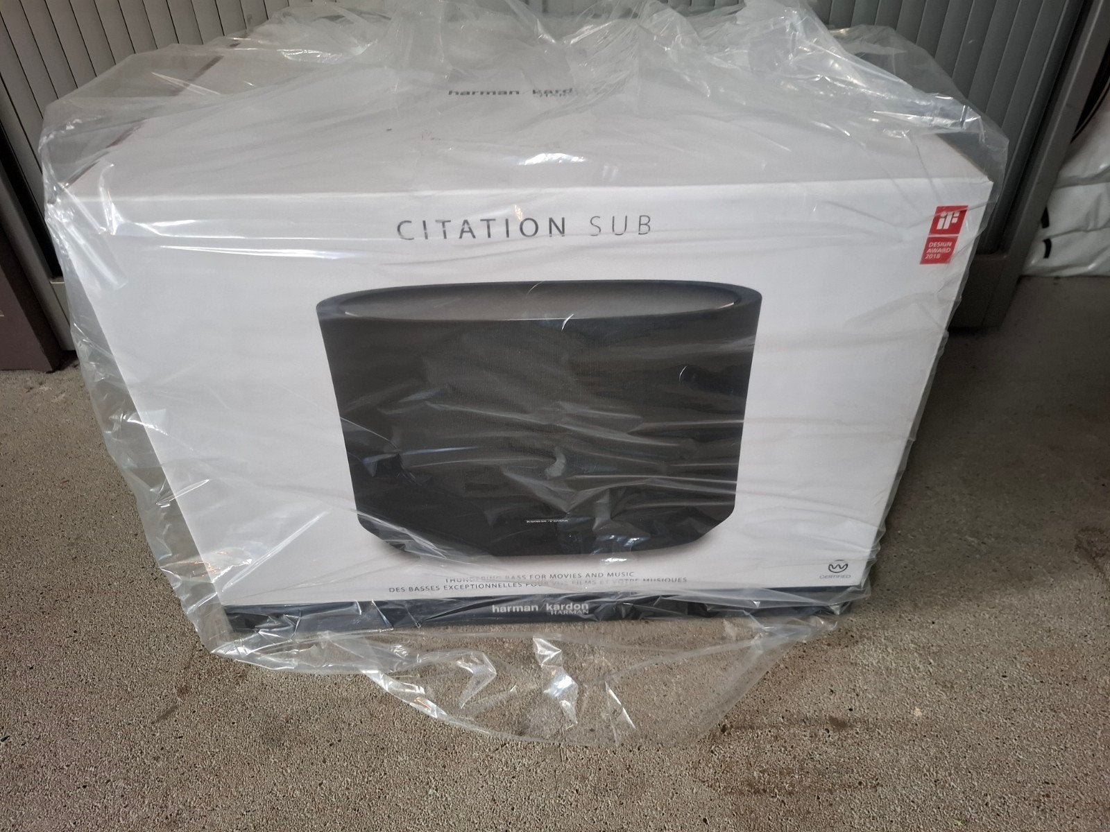Harman kardon citation SUB zwart, Enlèvement