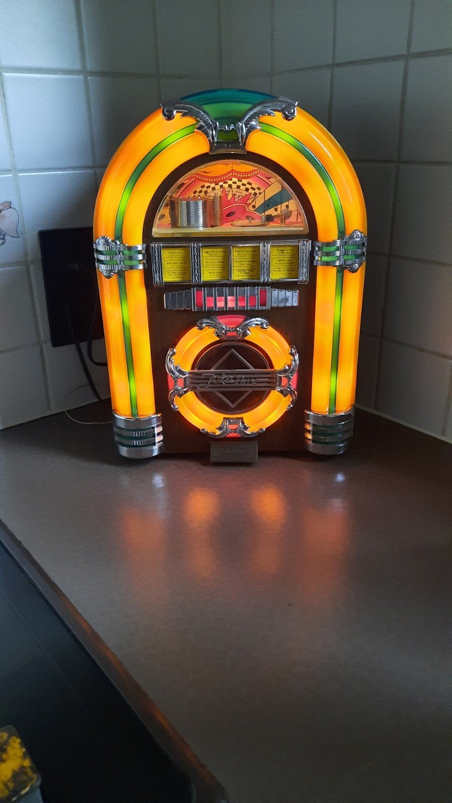 radio jukebox model, TV, Hi-fi & Vidéo, Enlèvement, Comme neuf, Radio