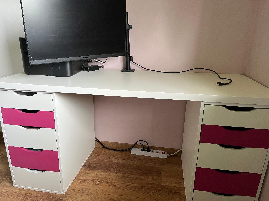 Bureau IKEA, Comme neuf, Enlèvement, IKEA, Bureau-armoire combiné