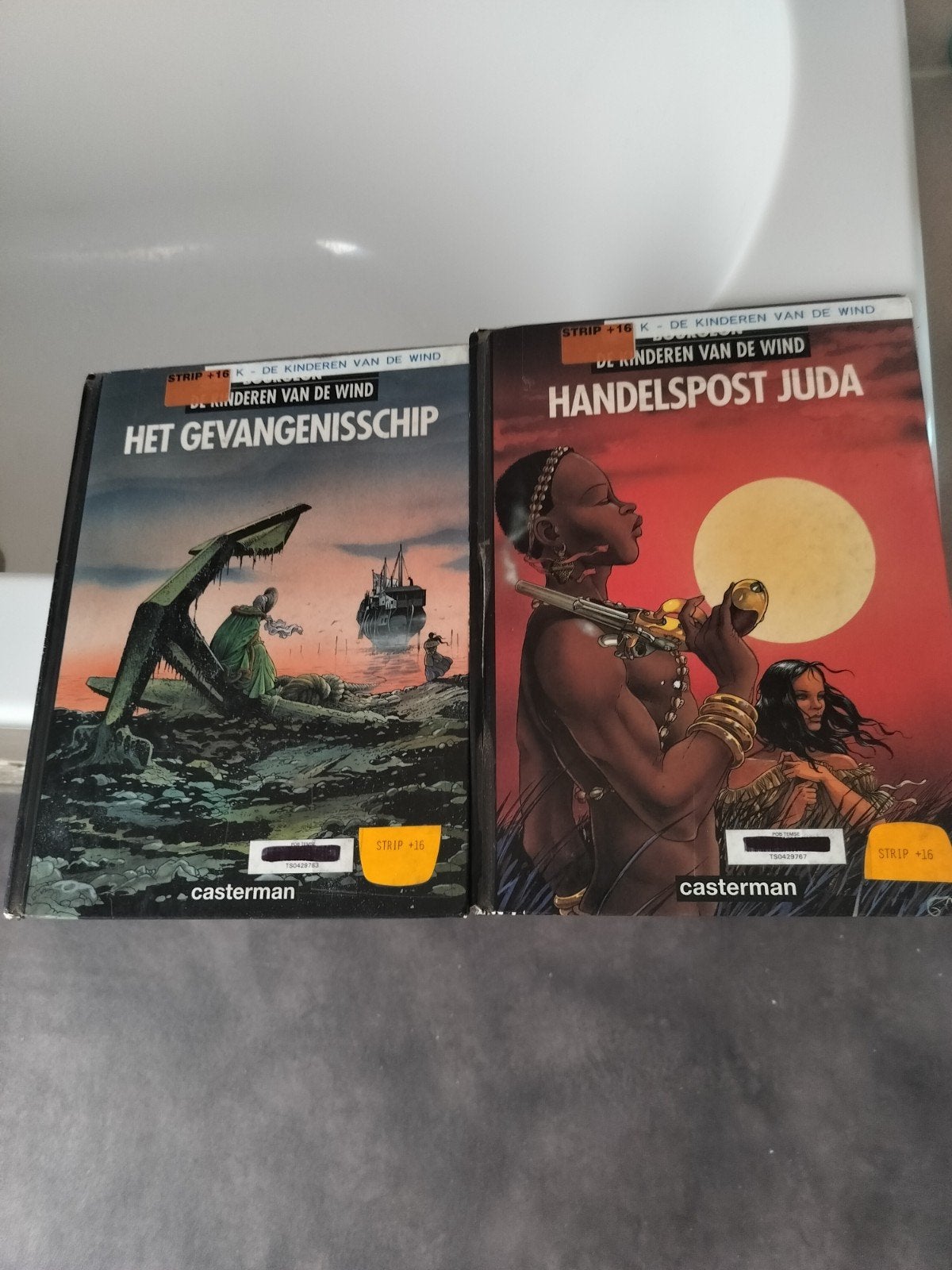2 delen strips De kinderen van de wind Casterman HC, Boeken, Ophalen of Verzenden
